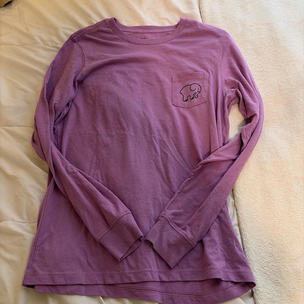 Ivory Ella Mauve Long Sleeve with Elephant Design